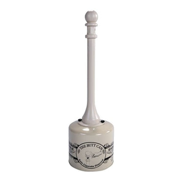 5-Gallon Steel Butt Can with Poly Tube - Beige - Model 1205BEI